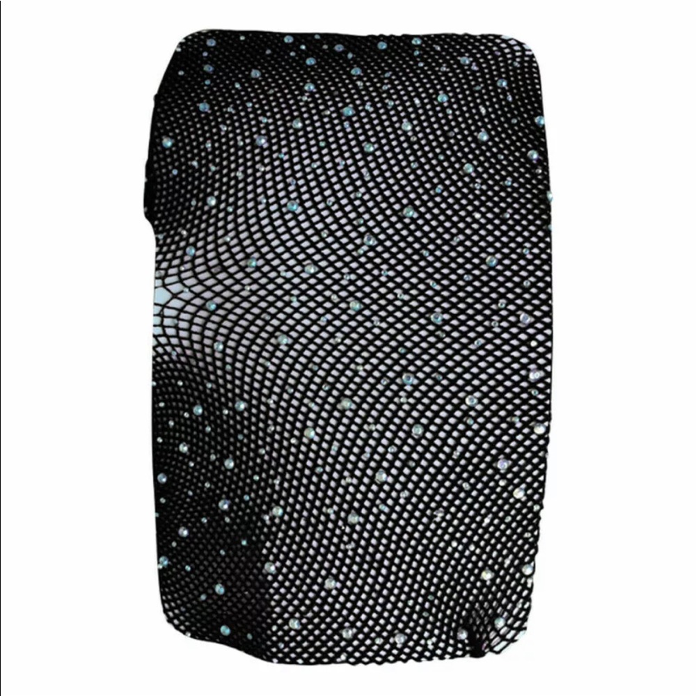 2 Pairs of Jewel Encrusted Open Chap Like Fishnets! - Picture 5 of 8